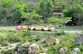 Camping on saryu river - panoramio