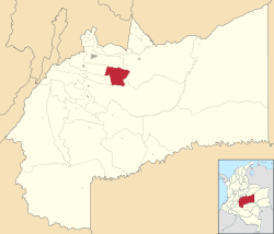 San Carlos de Guaroa ubicada en Meta (Colombia)