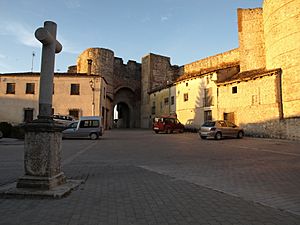 Archivo:Cruz y arco de San Basilio (Cuéllar)