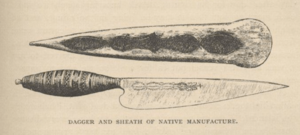Archivo:Cuchillo canario y su vaina