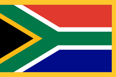 Flag of South Africa (fringed)