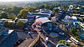 Foto aerea de ciudad delgado
