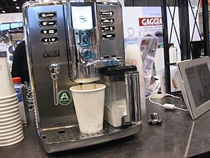 Archivo:Gaggia Coffee Machine with Milk Steamer (4437752345)