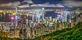 Hong Kong Skyline viewed from Victoria Peak