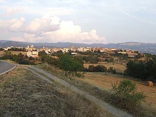 Isona i Conca Dellà. Isona. Vista general des de ponent 2.JPG