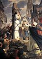 Joan of arc burning at stake