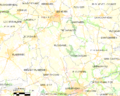 Map commune FR insee code 29179