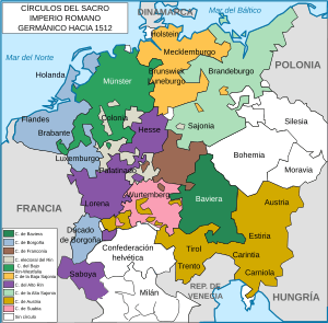 Archivo:Map of the Imperial Circles (1512)-es