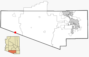 Archivo:Pima County Incorporated and Unincorporated areas Lukeville located
