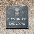 Placa Plaza Jose Couso en Ferrol-derived