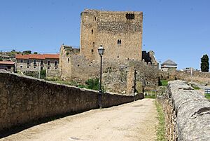 Archivo:Puente del Congosto 05 castillo puente by-dpc