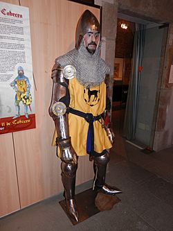 Archivo:Reproducció indumentària Bernat II de Cabrera al Museu Etnològic del Montseny