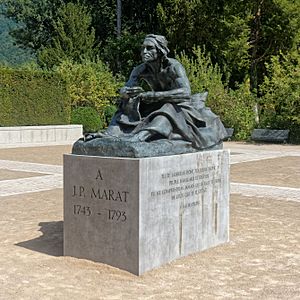 Archivo:Statue de Marat au château de Vizille