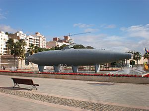 Archivo:Submarino de Isaac Peral