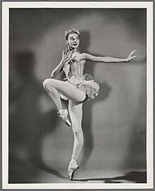 Tanaquil Le Clercq as Dewdrop in The Nutcracker, Act II, 1954.jpg