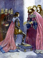 Theblackprincebeingmadeknightofthegarter