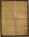 Thomas Muentzer, Prague Manifesto (autograph)