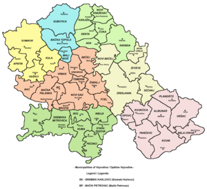 Archivo:Vojvodina municipalities map