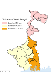 Archivo:WestBengal administrative divisions