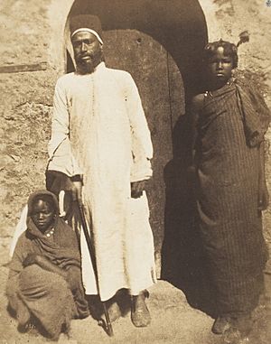 Archivo:Abu Nabut and Negro Slaves in Cairo MET DP138840