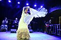 Bailaora en La Bodega Flamenca