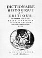 Bayle dictionnaire 1696