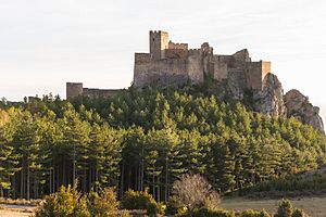 Archivo:Castillo de Loarre, Loarre, Huesca, España, 2015-01-06, DD 05