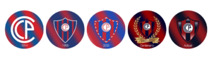 Archivo:Cerro Porteño, evolución de escudos