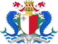 Archivo:Coat of arms of Malta (1964–1975)