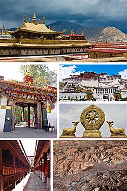Collage of views of Lhasa, Tibet.jpg