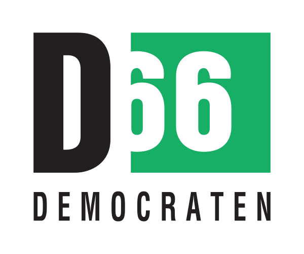 D66 logo (1985–2001)