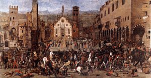 Archivo:Domenico morone, la cacciata dei bonacolsi da mantova, 1494