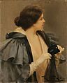 Dona de l'antifaç Romà Ribera