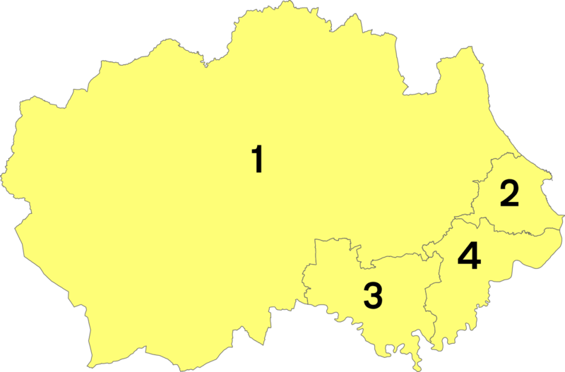 Durham numbered districts 2009