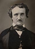 Archivo:Edgar Allan Poe, circa 1849, restored, squared off