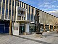 Entrance to the ACT Legislative Assembly building July 2022