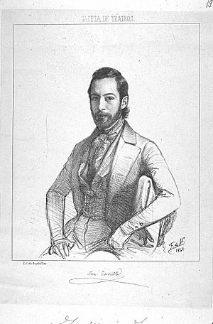 Archivo:Federico de Madrazo - Retrato de José Zorrilla y Moral