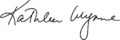 Kathleen Wynne Signature