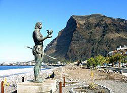 Archivo:La Gomera Valle Gran Rey Statue