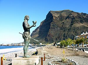 Archivo:La Gomera Valle Gran Rey Statue