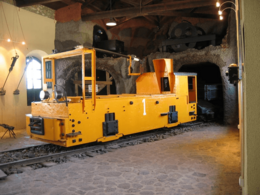 Locomotora eléctrica-Museo Minero Riotinto