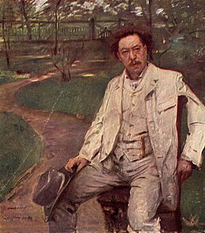 Archivo:Lovis Corinth Porträt des Conrad Ansorge