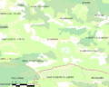 Map commune FR insee code 11055