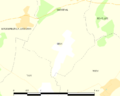 Map commune FR insee code 80735