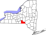 Map of New York highlighting Broome County.svg