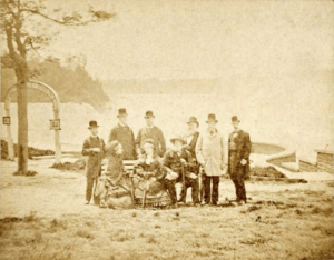 Archivo:Pedro II of Brazil Niagara Falls 1876