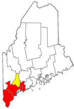 Portland-South Portland-Biddeford Metropolitan Area and Portland-Lewiston-South Portland CSA.png