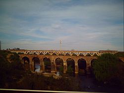 Puente sobre el río Pangue