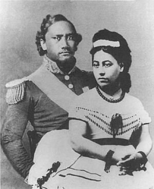 Archivo:Queen Emma and Kamehameha IV