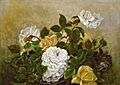 RobertDuncanson-Roses Fancy Still Life c1842 1848